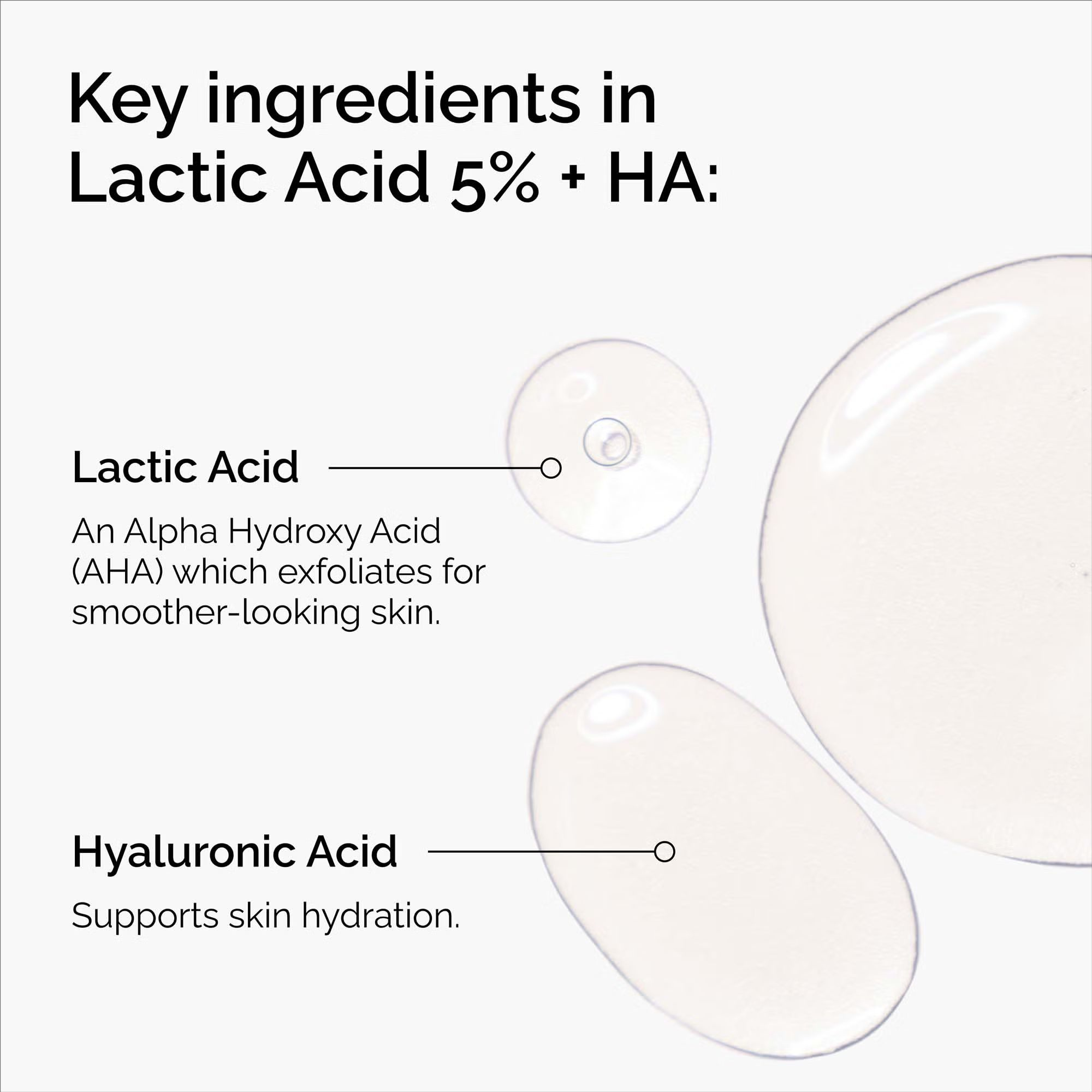 Ácido láctico 5% + HA 2% 30ml  - Luxury Skincare Brands reseña y precio
