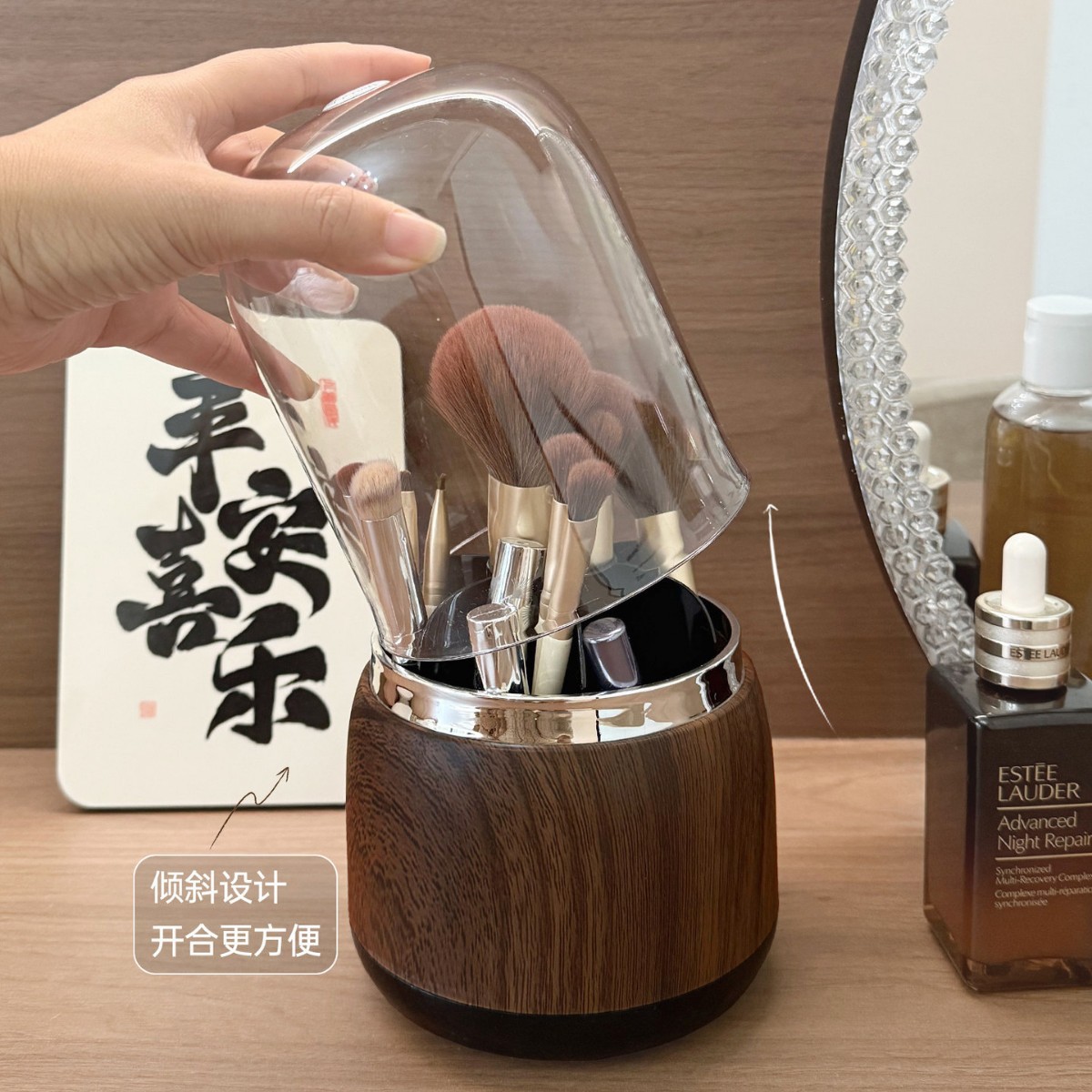 Organizador de brochas de maqu - Luxury Skincare And Makeup Brands reseña y precio