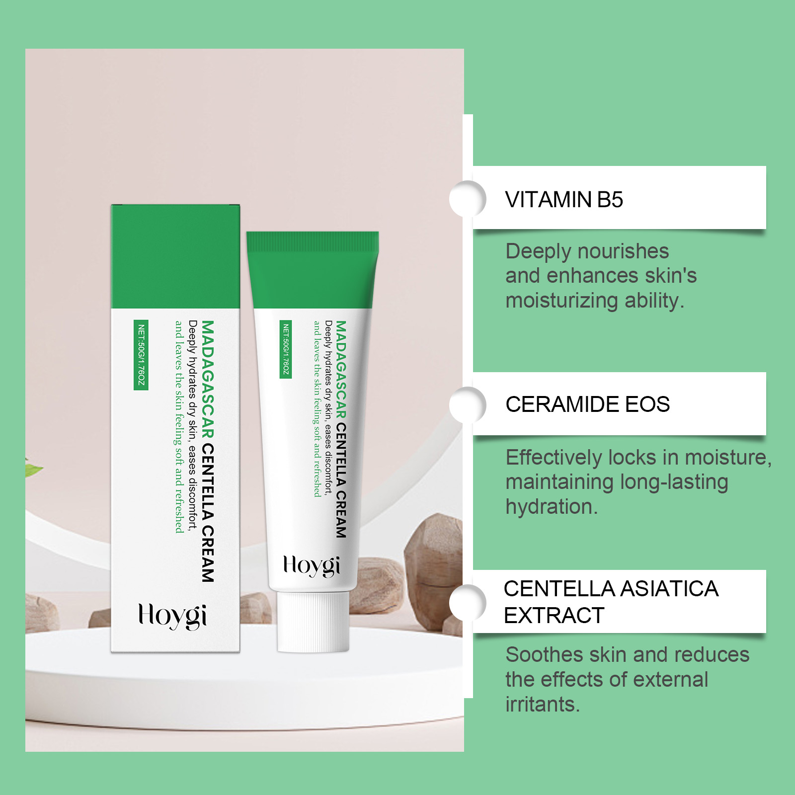 Crema calmante Centella de Mad - Luxury Skincare Brands reseña y precio